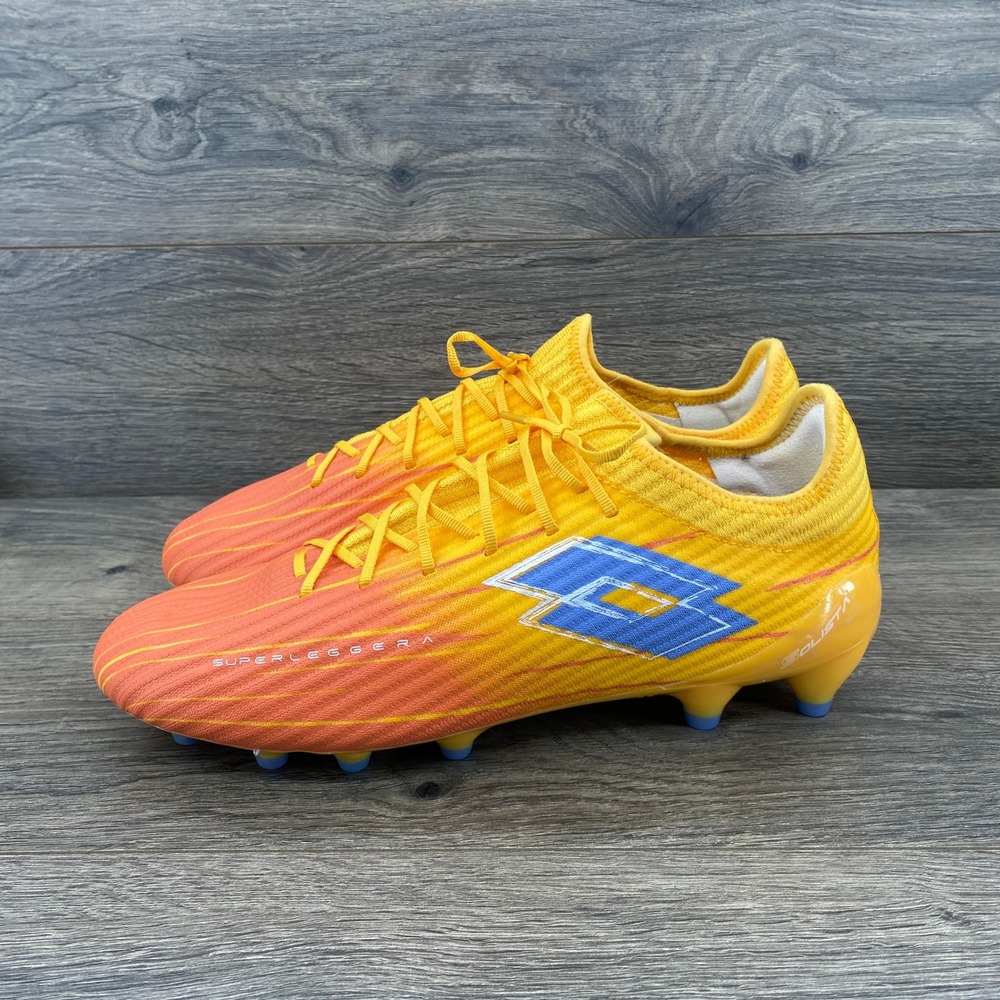 Lotto Solista 200 IV Gravity Soccer Cleats Mens Size 11 Orange Yellow 221353_CX3